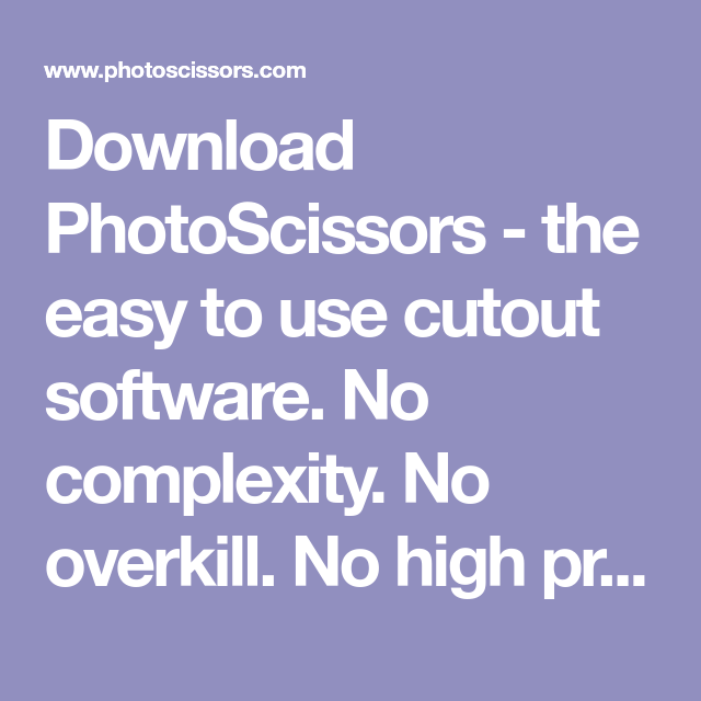 photoscissors free download